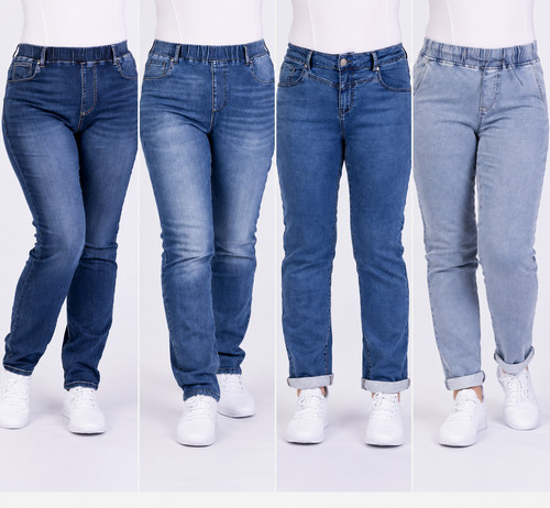Purple lily damen jeans - purple,
