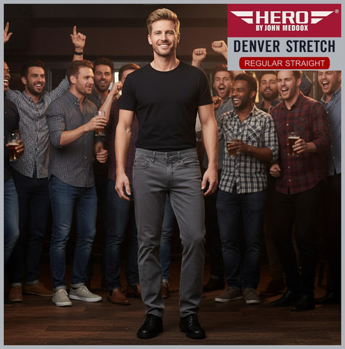 Hero denver stretch grey - stretch, |